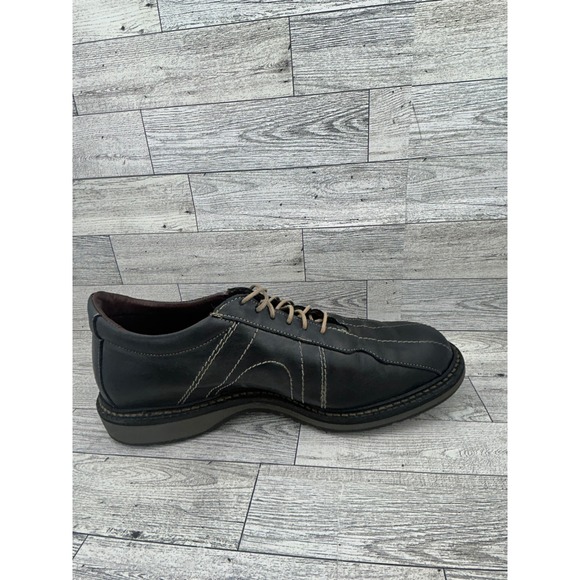 Allen‎ Edmonds Mens Black Leather Lace Up Oxford Dress Shoes Size 8.5 E 44203A